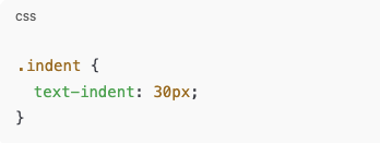 how to indent text in wordpress - Additional CSS