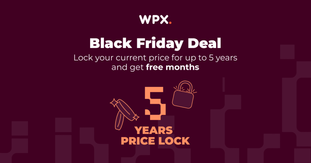 WPX Black Friday 24 months free