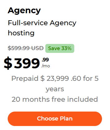 WPX Agency Plan - Agency Hosting