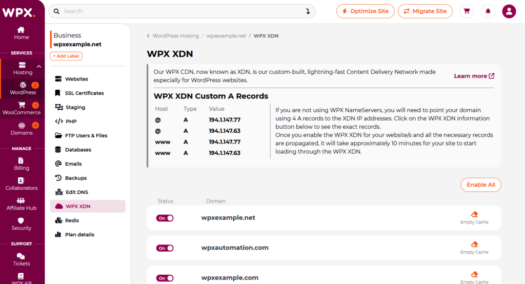 custom CDN by WPX