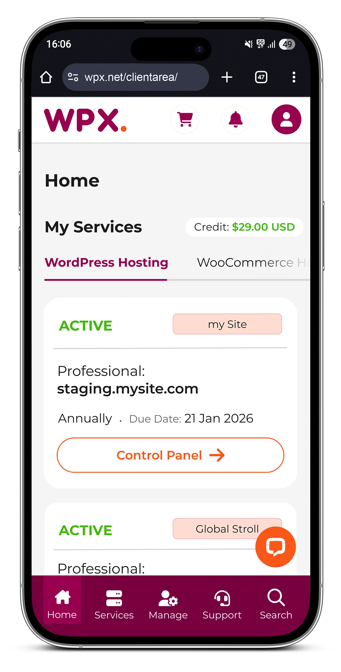 Mobile Phone Interface