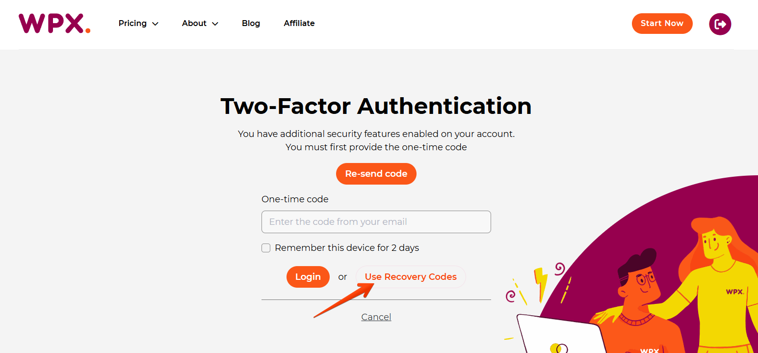 What Are Recovery Codes and Why Do I Need Them? (2FA) | WPX.net