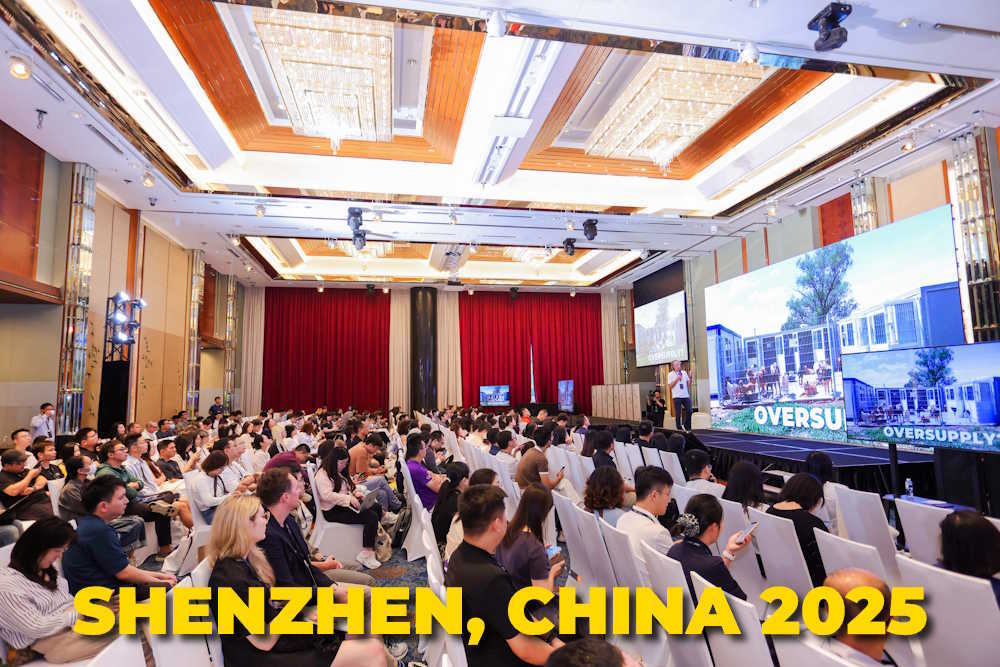 Terry Kyle talking on stage in Shenzhen China, September 2025.